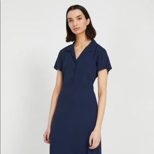 Frank and Oak - XS Short-Sleeved Camp Collar Dress
